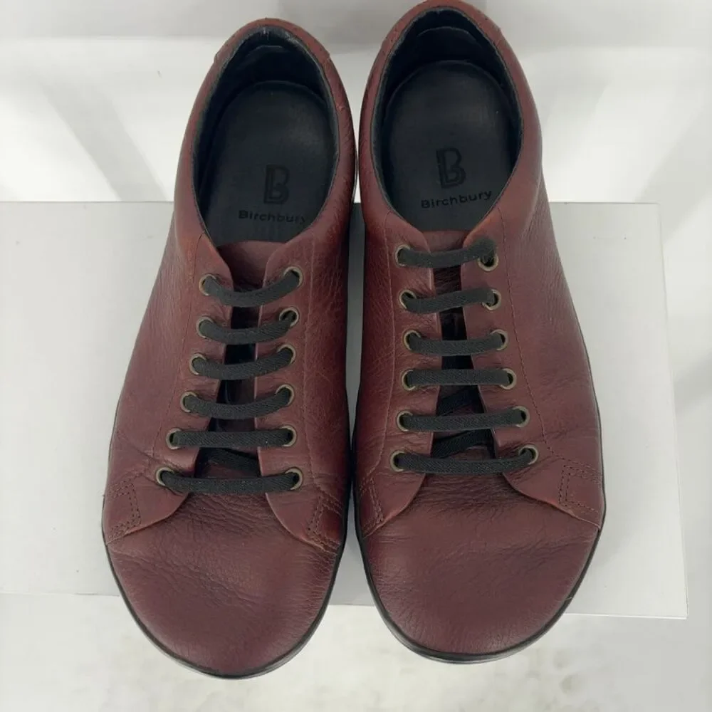 Birchbury Burgundy Leather Shoes